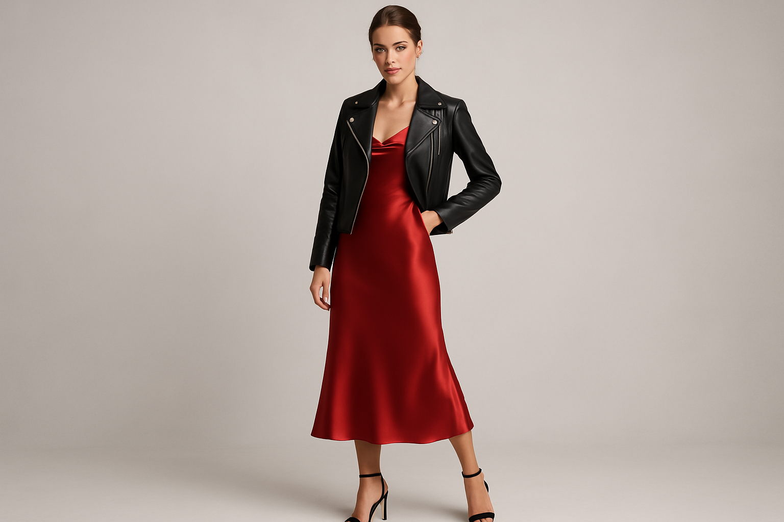 Women’s Leather Outfits for Date Night